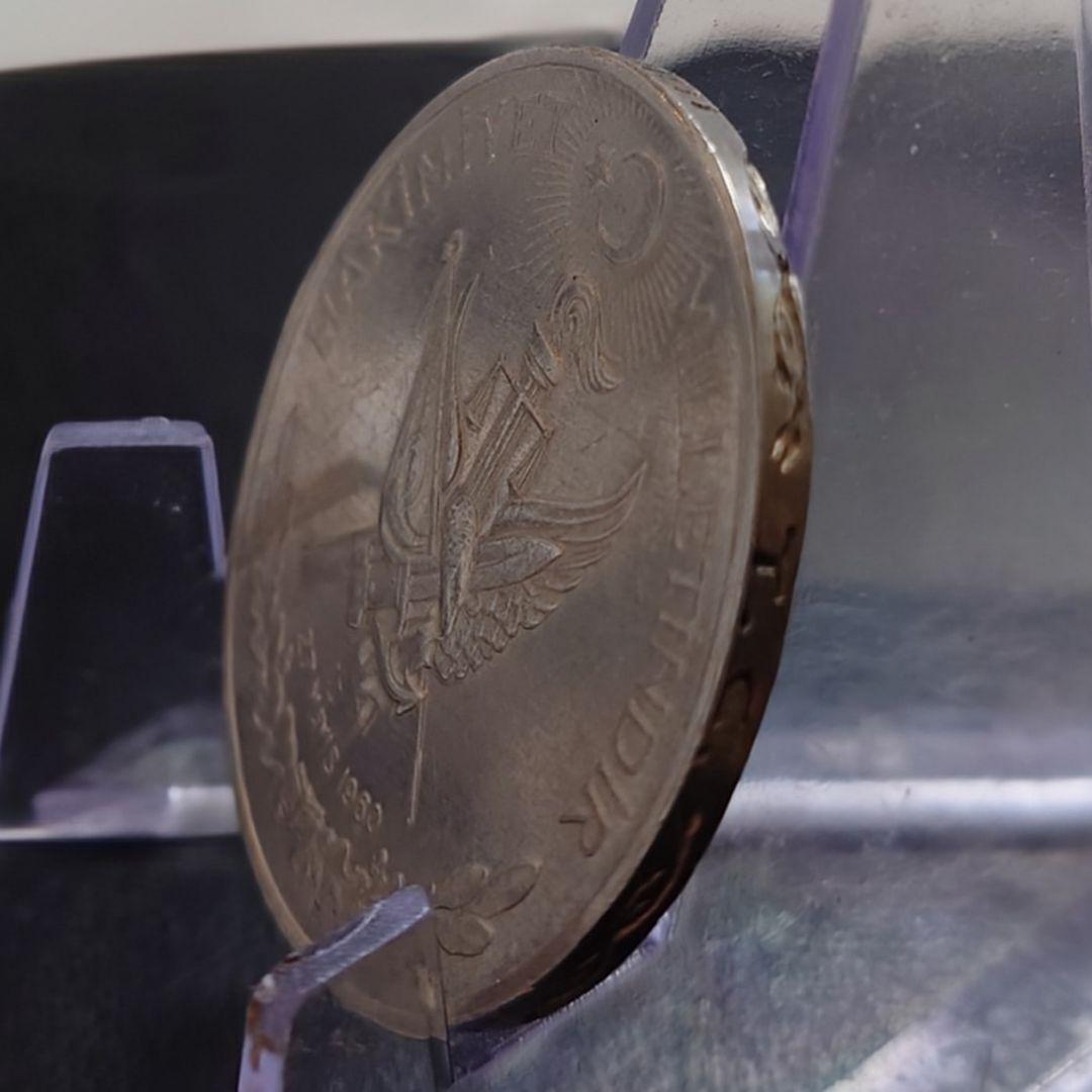 1960年 トルコ銀貨 10リラ アタテュルク革命記念銀貨 silver830
