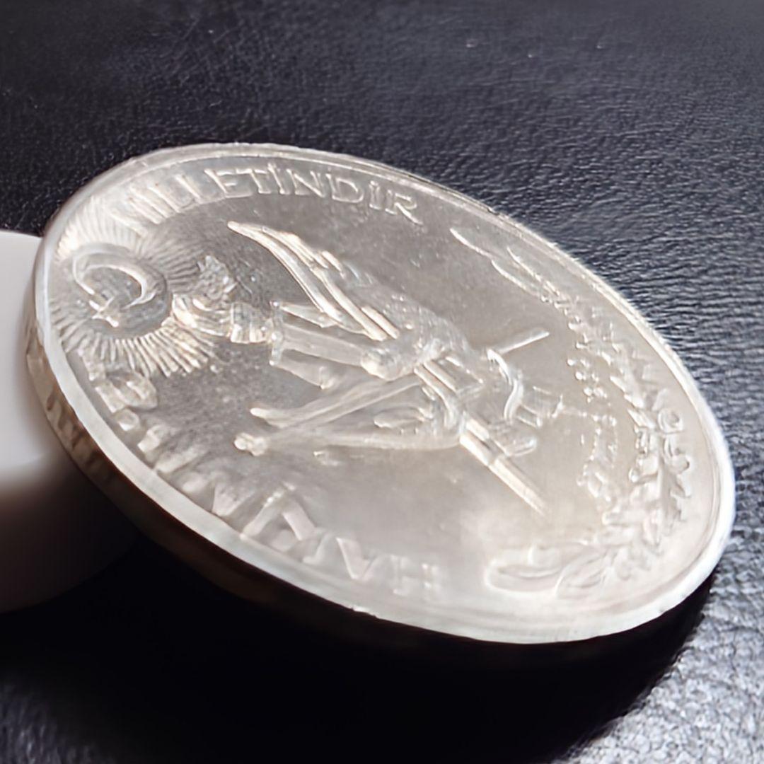1960年 トルコ銀貨 10リラ アタテュルク革命記念銀貨 silver830