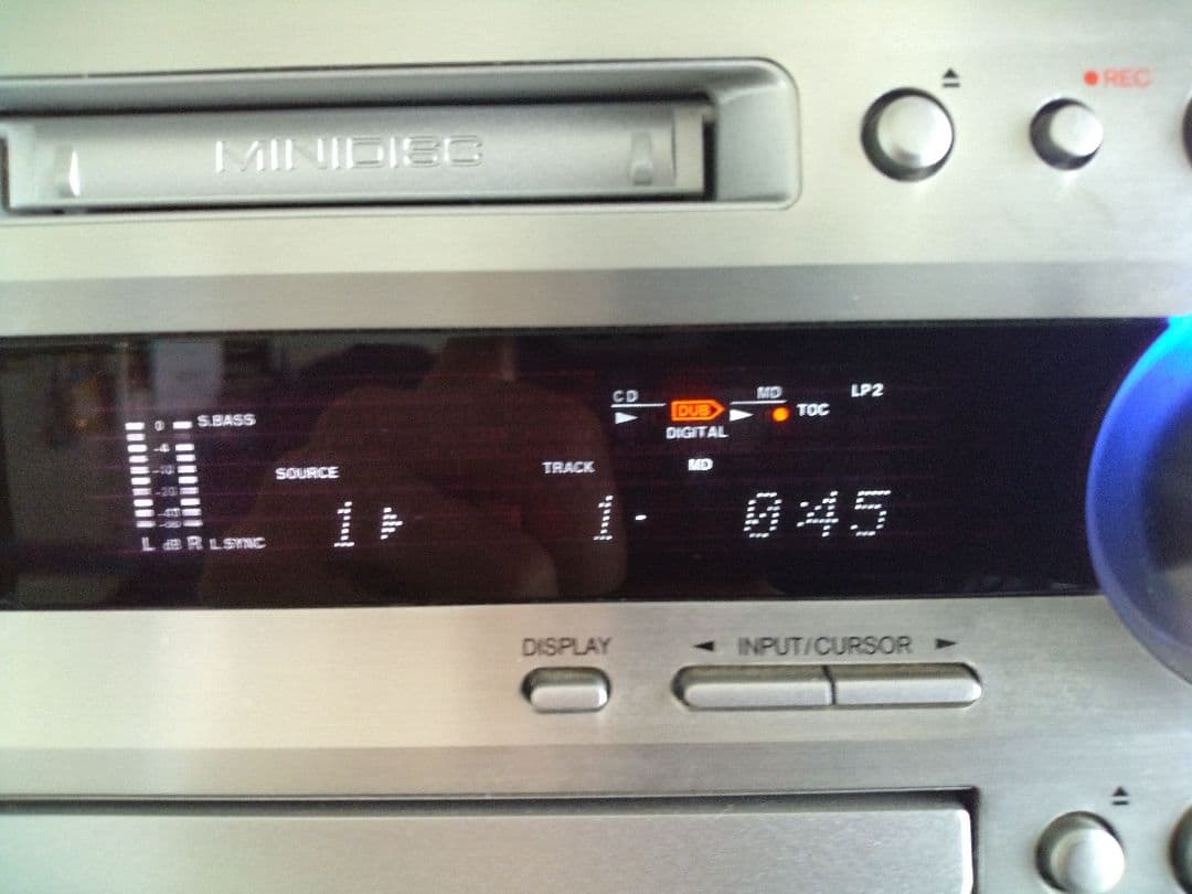 ONKYO FR-N7SX 【CD、MD、USB】ミニコンポ　稼働品　リモコン付