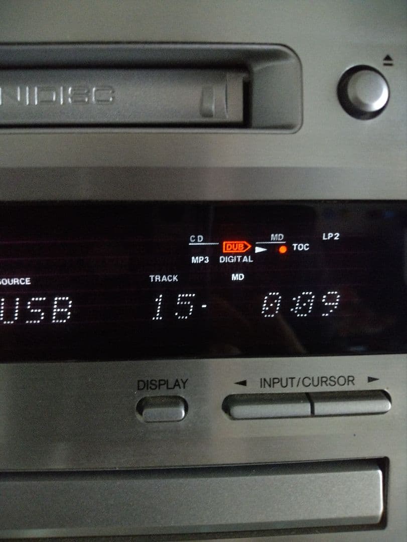 ONKYO FR-N7SX 【CD、MD、USB】ミニコンポ　稼働品　リモコン付