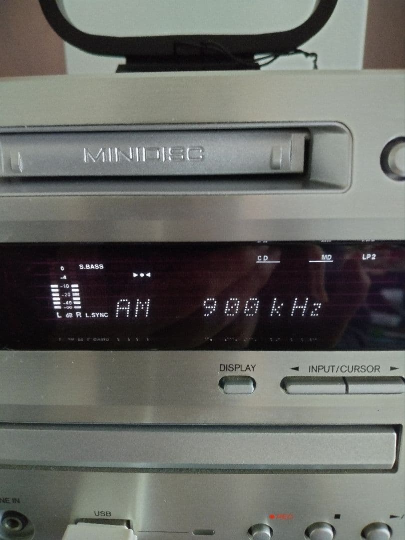 ONKYO FR-N7SX 【CD、MD、USB】ミニコンポ　稼働品　リモコン付