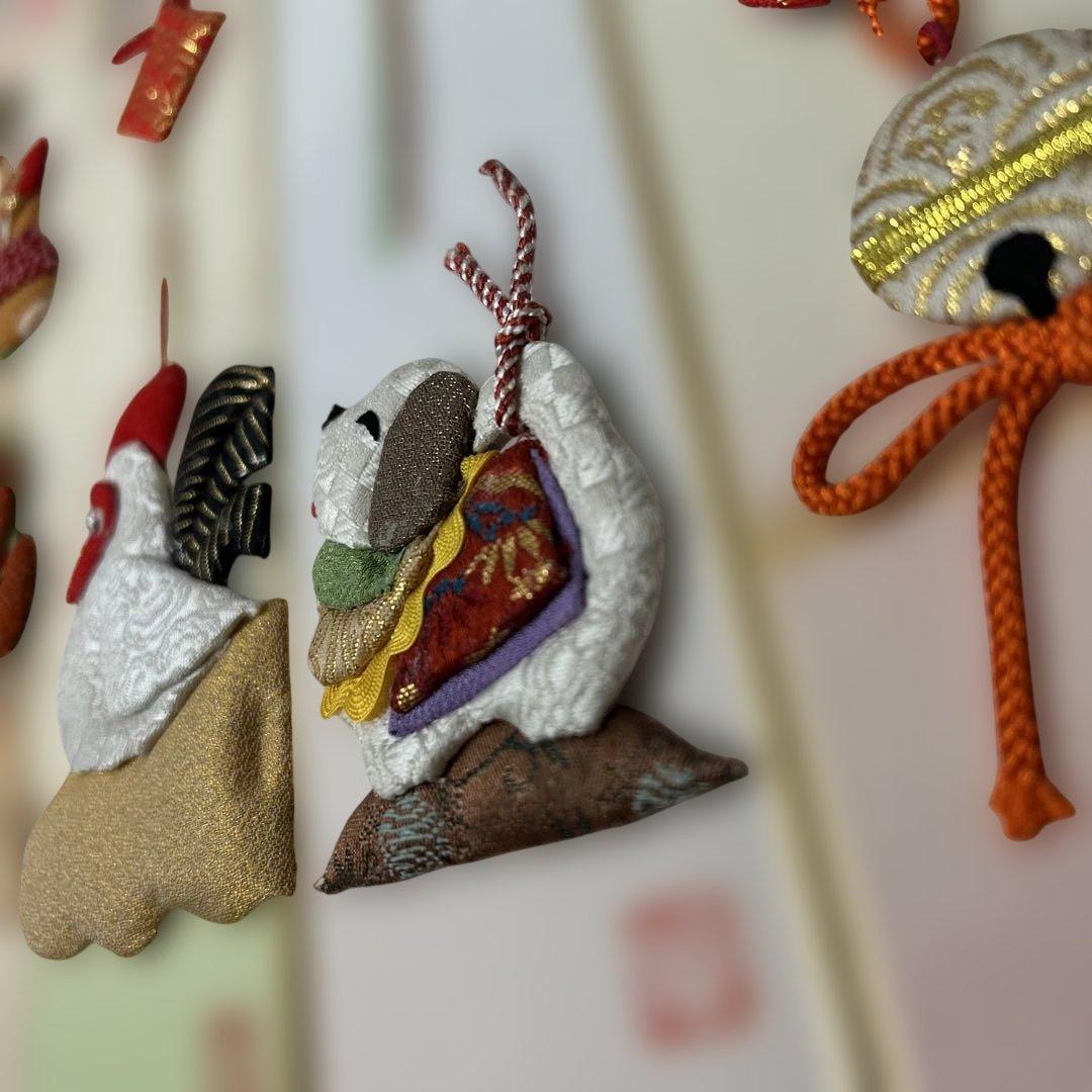 木彫の干支短冊掛　個人作家一点物（共箱）