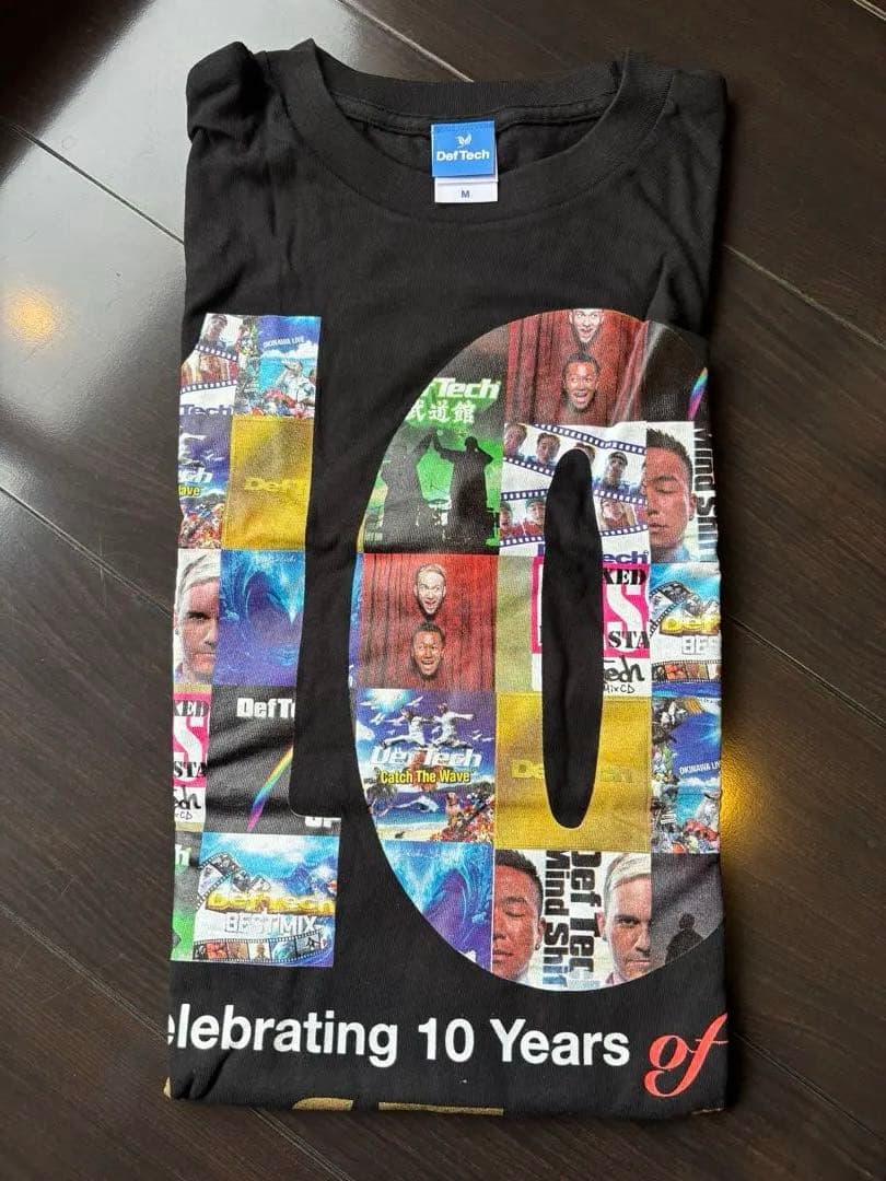 Def Tech 10周年記念 Tシャツ M 黒　Celebrating 10