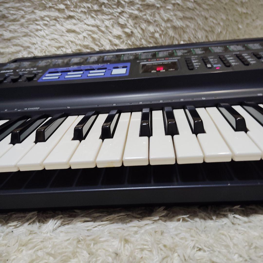 【良品】カシオ トーンバンク CT-655 電子キーボード 61鍵盤 電池