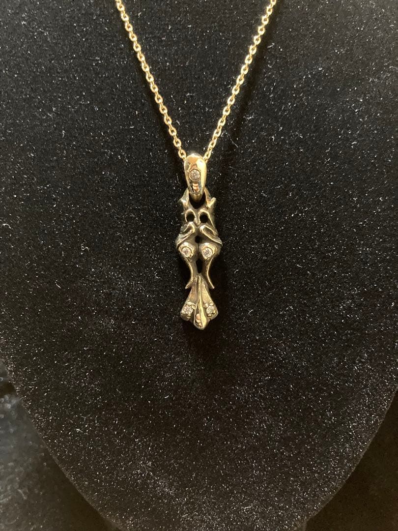 ⑳Hearting Sword Pendant W チェーン付き 真鍮