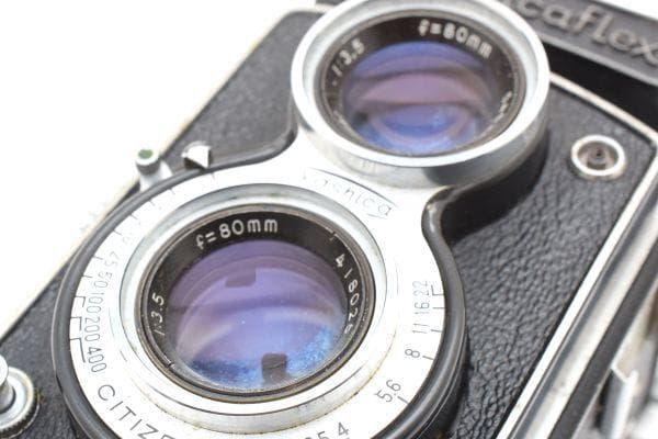 フィルムカメラ Yashicaflex TLR Camera 80mm F/3.5 #516