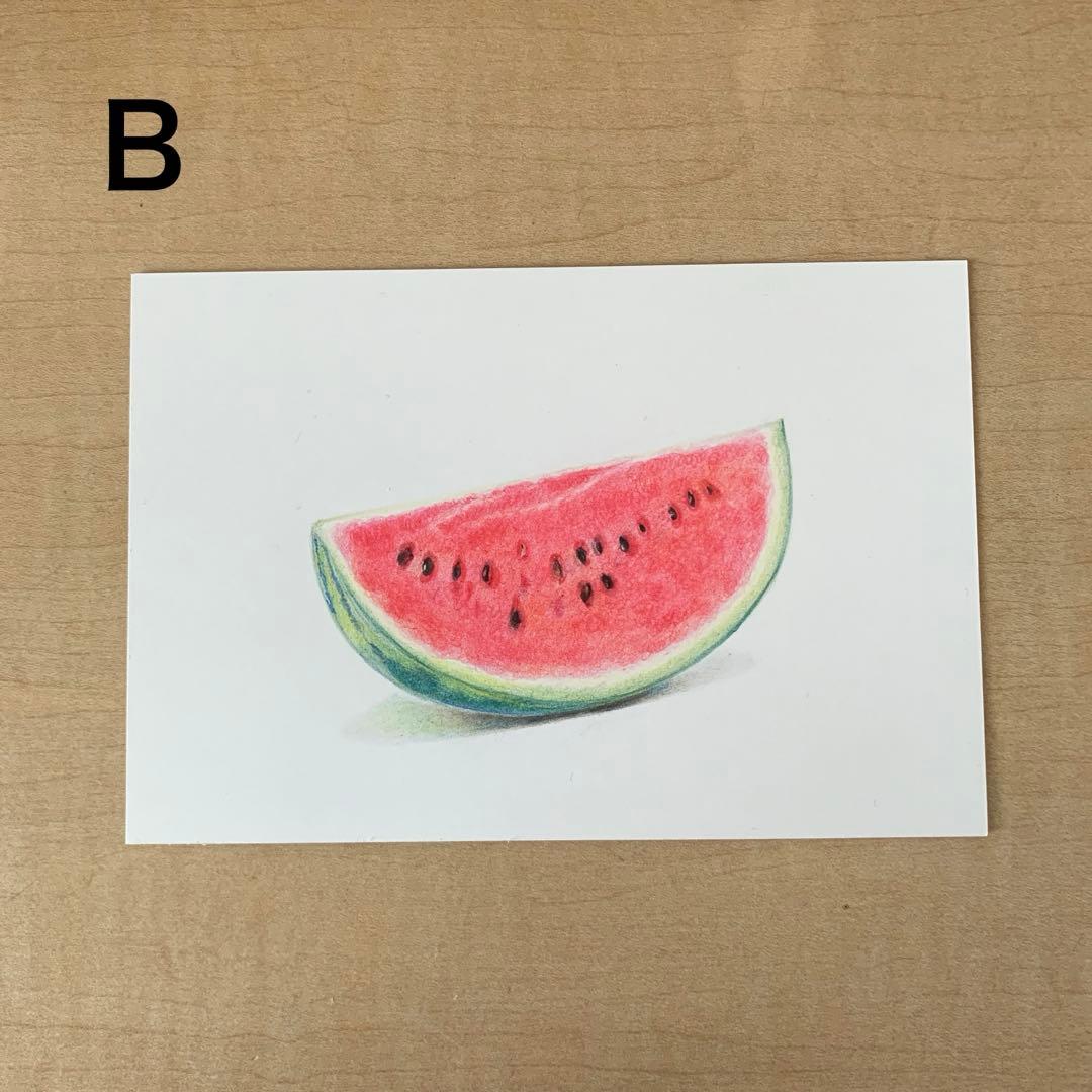 Lです　色鉛筆画　手描き原画　8点