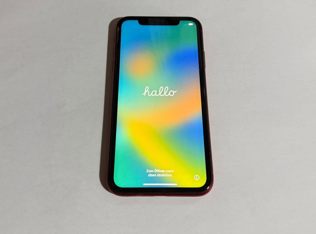 【画面割れ有り】Apple iPhone XR 赤 本体のみ