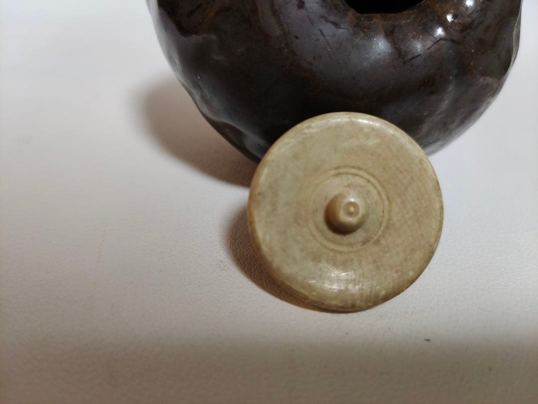 古茶入　茶道具　唐物　李朝　古唐津　陶芸　 時代　古美術品　コレクション