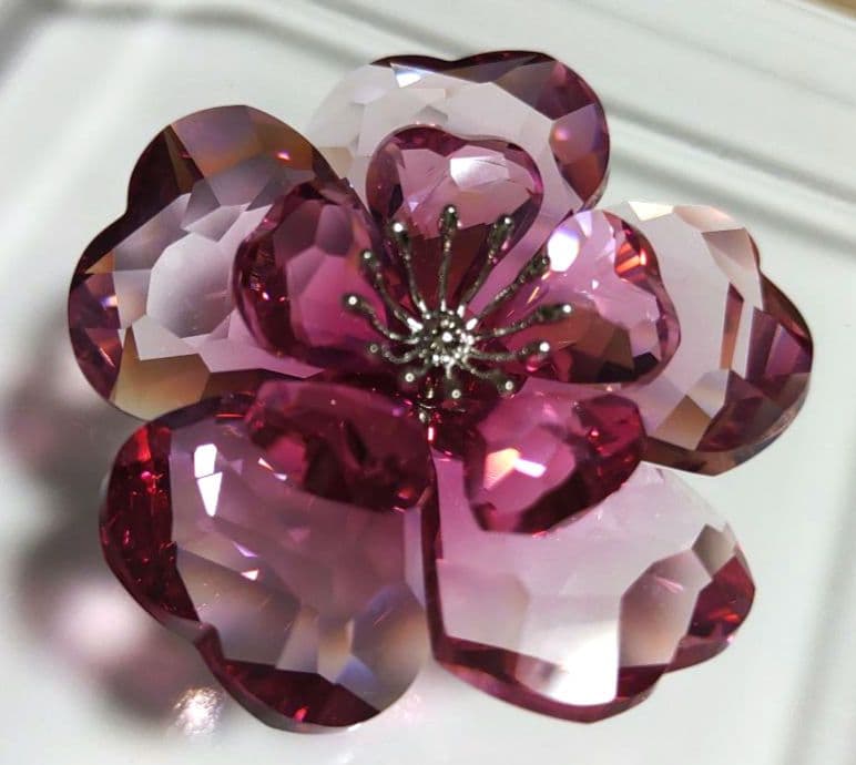 ❮値下/新品/廃盤品/匿名送❯ SWAROVSKI スワロフスキー サボテン開花