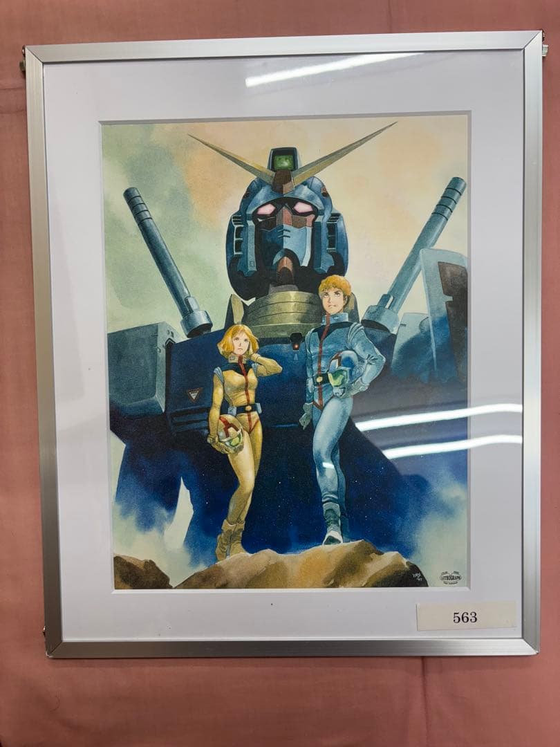 安彦良和/機動戦士ガンダム　20周年記念　 リトグラフ2枚組