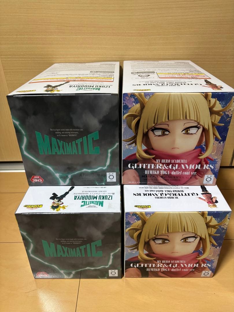 僕のヒーローアカデミア トガヒミコ 緑谷出久 フィギュア 4個セット