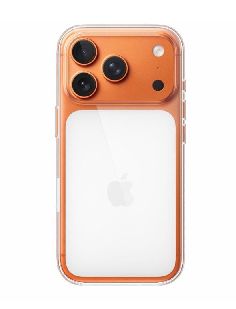 【純正】MagSafe対応iPhone17proクリアケース