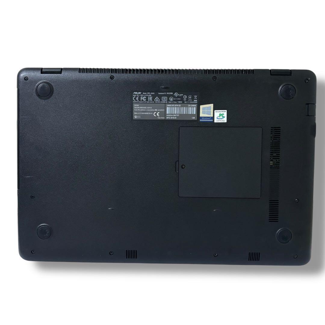 438/ASUS/ノートパソコン/DVD搭載/SSD256GB/Win11