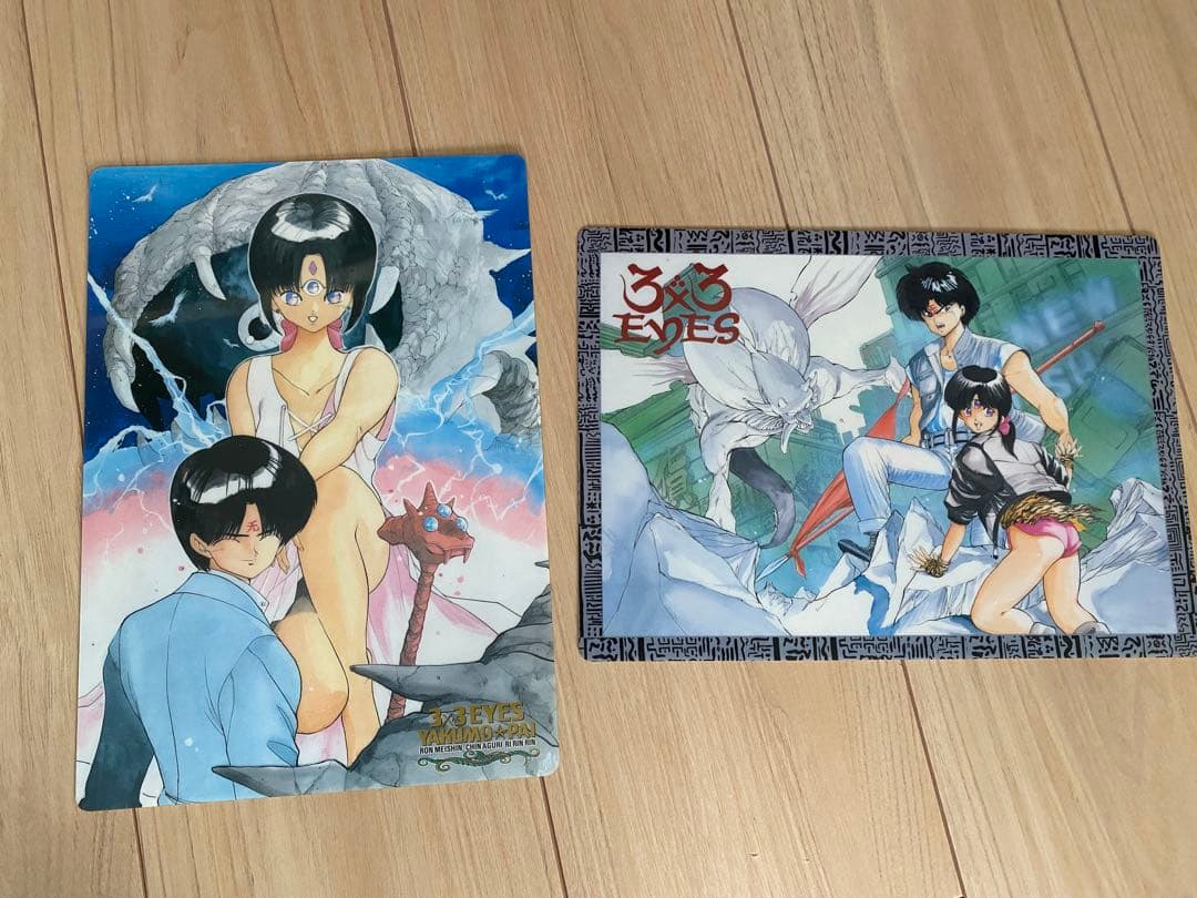 【当時物】3×3 EYES サザンアイズ カレンダー＆下敷き セット（輸送箱付）