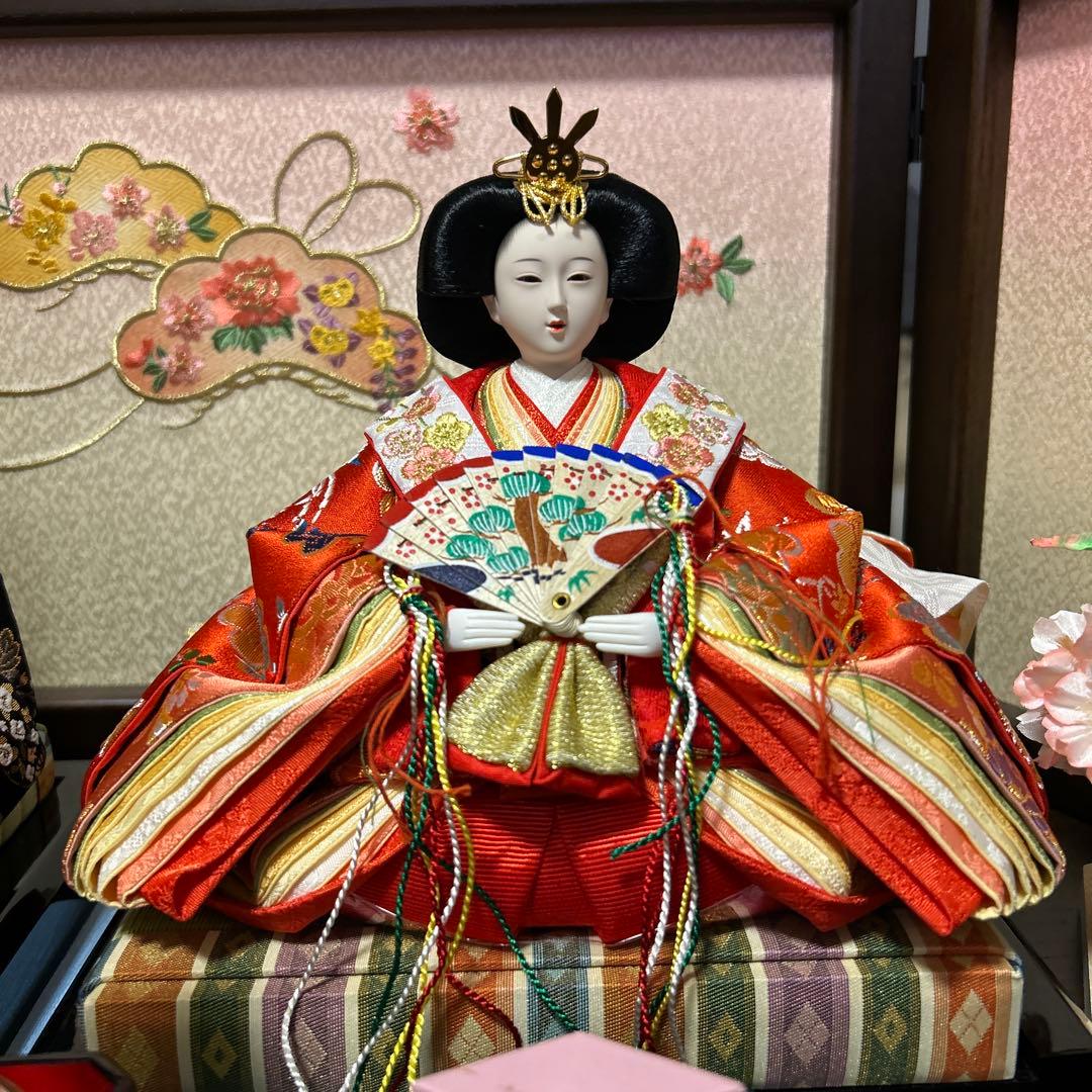 お雛様　収納飾棚