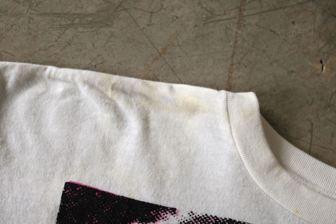希少 ヴィンテージ ローリングストーンズ ミックジャガー フェイス 顔Tシャツ白