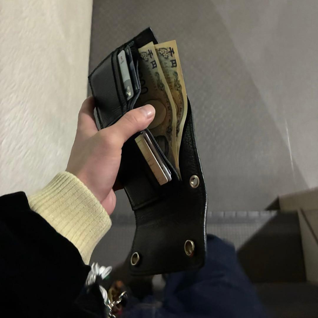 レザーウォレット ウォレットチェーン対応