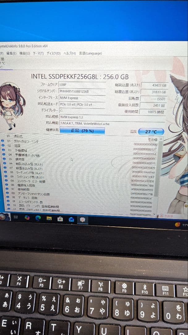 タッチパネルLENOVO ThinkPad X280 i5 SSD