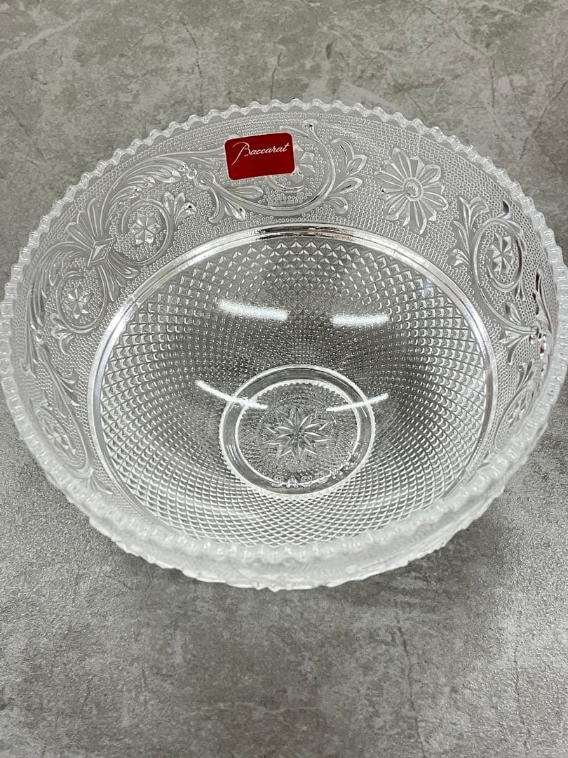 未使用品 Baccarat サラダボウル 2個セット シール有