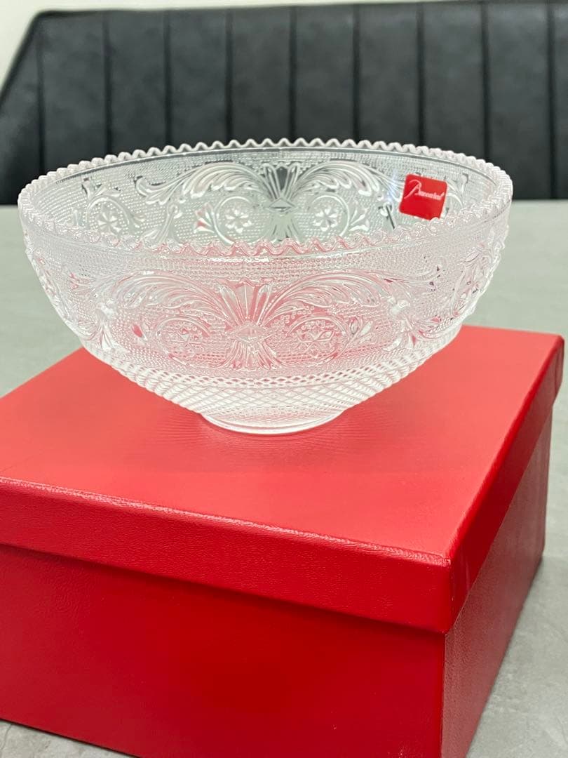 未使用品 Baccarat サラダボウル 2個セット シール有