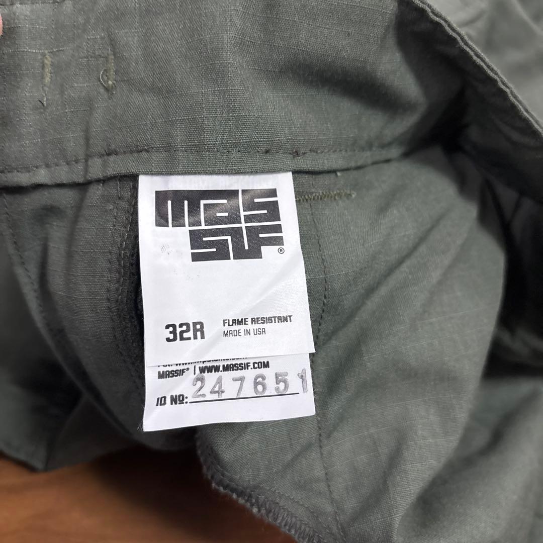 未使用品　米軍実物　MASSIF HELLMAN COMBAT PANT 34R