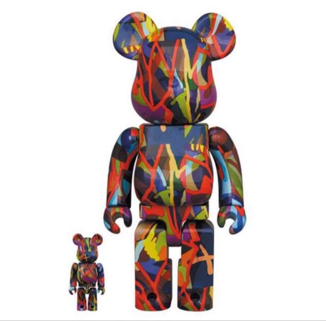 彫刻・オブジェ BE@RBRICK KAWS TENSION 1000% 400% &100%