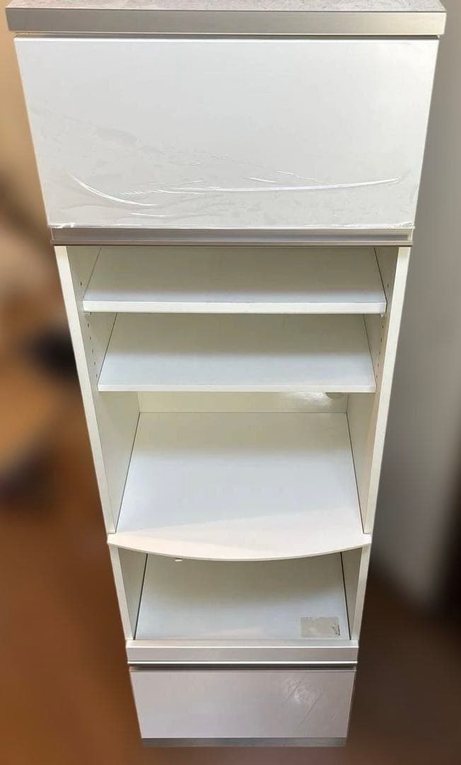 綾野製作所レンジボード 炊飯器スライドレール棚　モイス2箇所有