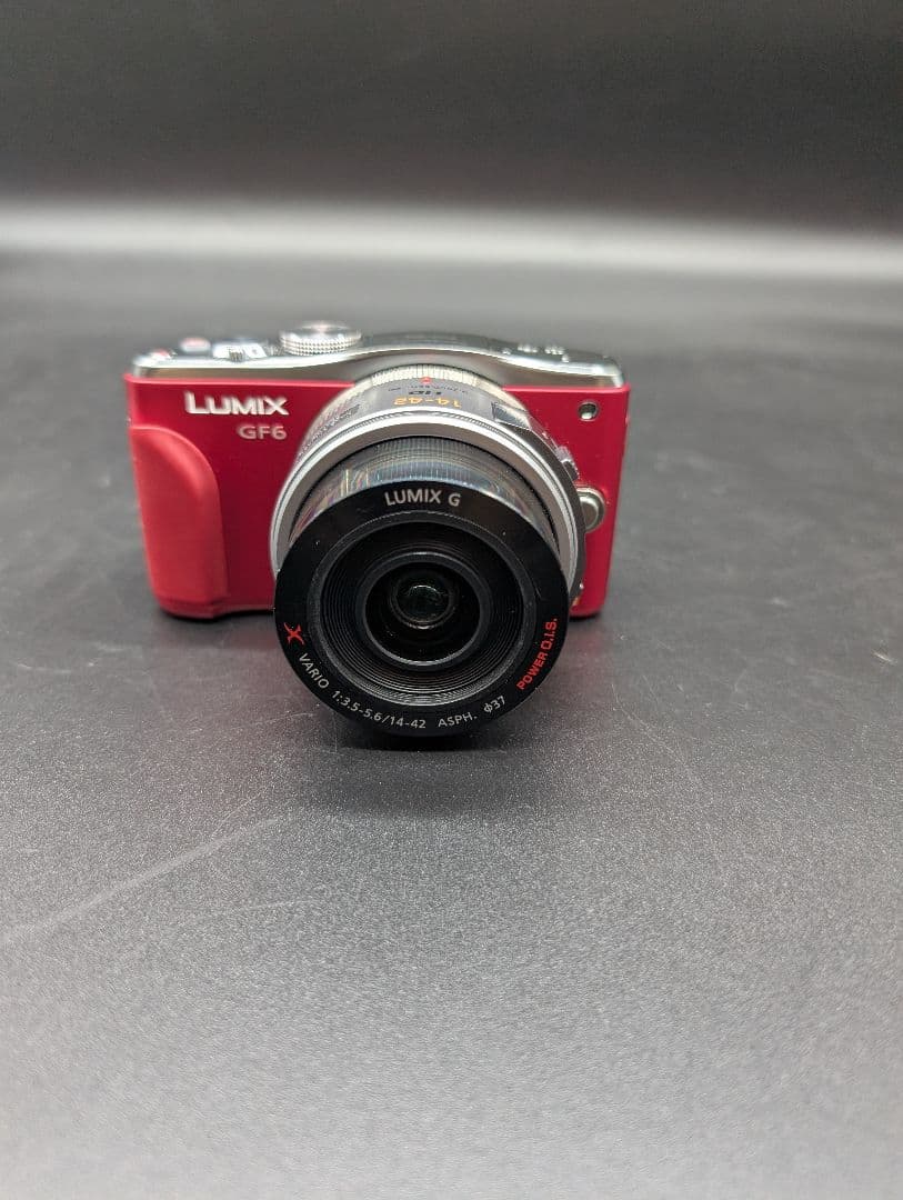 【動作確認OK・美品】Panasonic DMC-GF6 ミラーレス　レッド