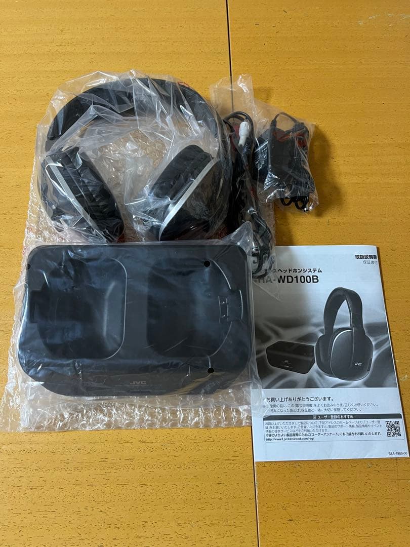 JVC ワイヤレスヘッドホン HA-WD100B