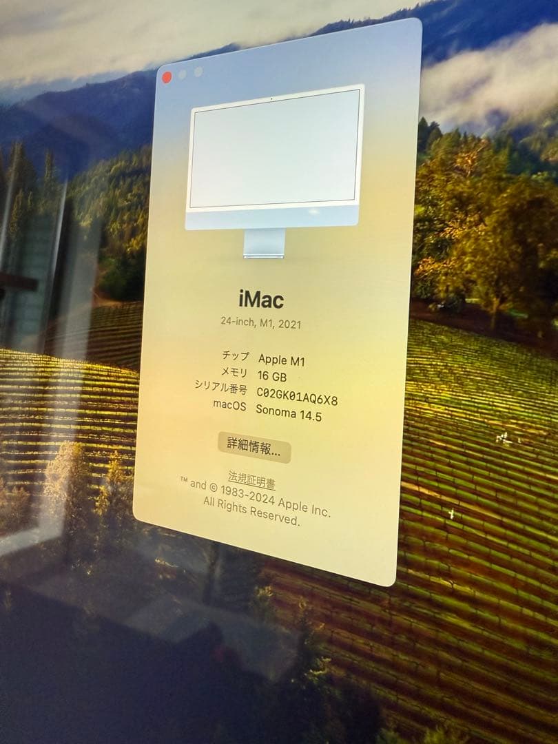 【超美品】M1 iMac 最上位モデルのフルスペック(2TB、16GB)