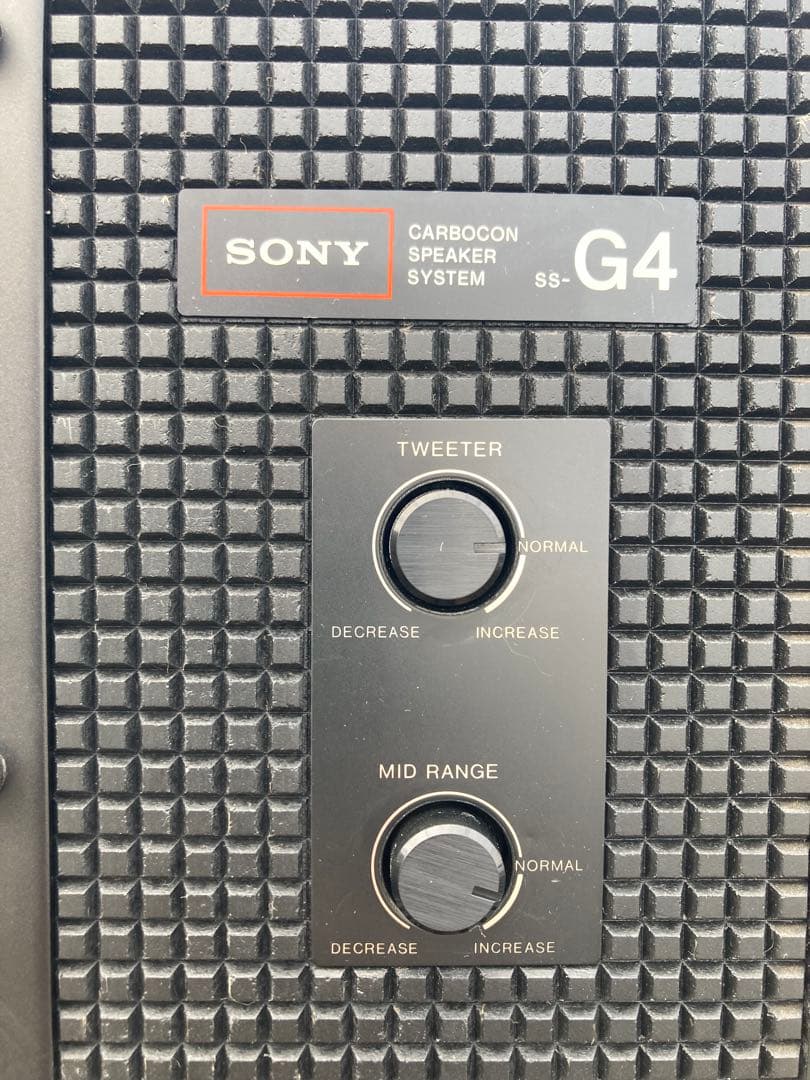 大型商品の為2個口に分けて出品。SONY SS-G4 スピーカー　管mpr B