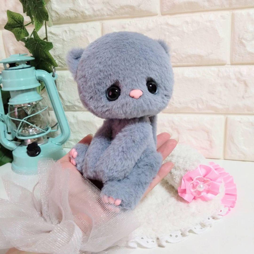 リピ❤️ぬいぐるみ✽アートドール✽仔猫のにゃにゃちゃん✽中サイズ