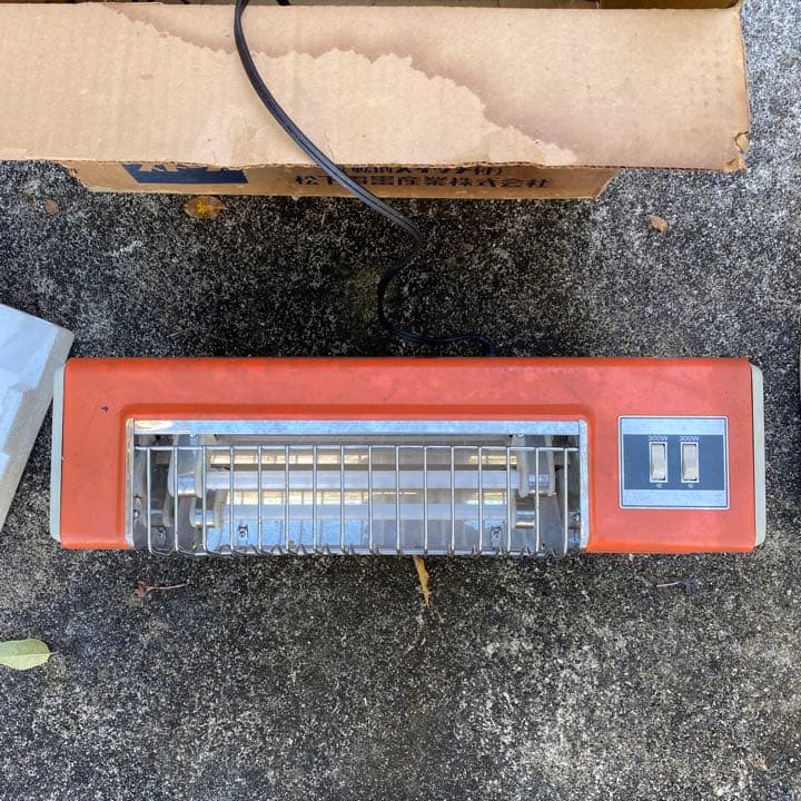 ナショナル 電気ストーブ 昭和レトロ 中古品