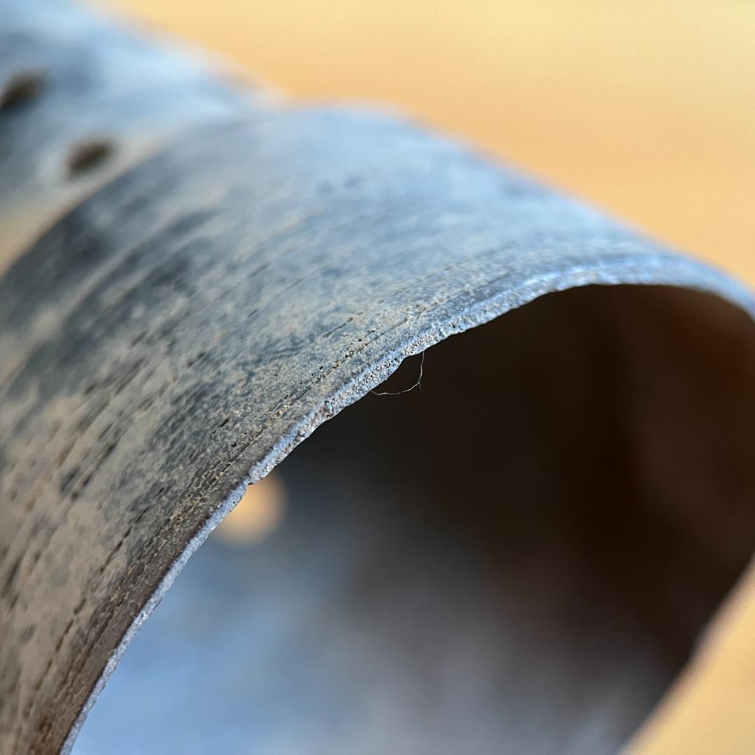 龍山文化 黒陶 高足杯／尊 卵殻土器 紀元前24-22世紀 h25cm 85g