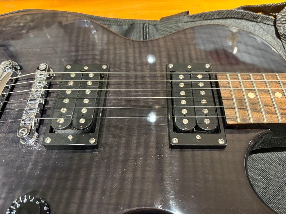 美品！　Epiphone LesPaul Special Ⅱ ブラック系トラ目