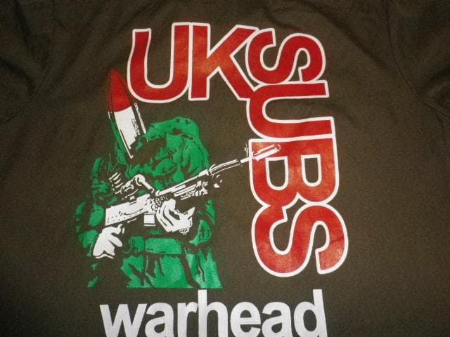 UK SUBS warhead ミリタリーシャツ ハードコア 軍物