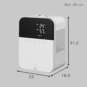 アイリスオーヤマ 加湿器 大容量 超音波式 スチーム式(加熱式) ハイブリット式
