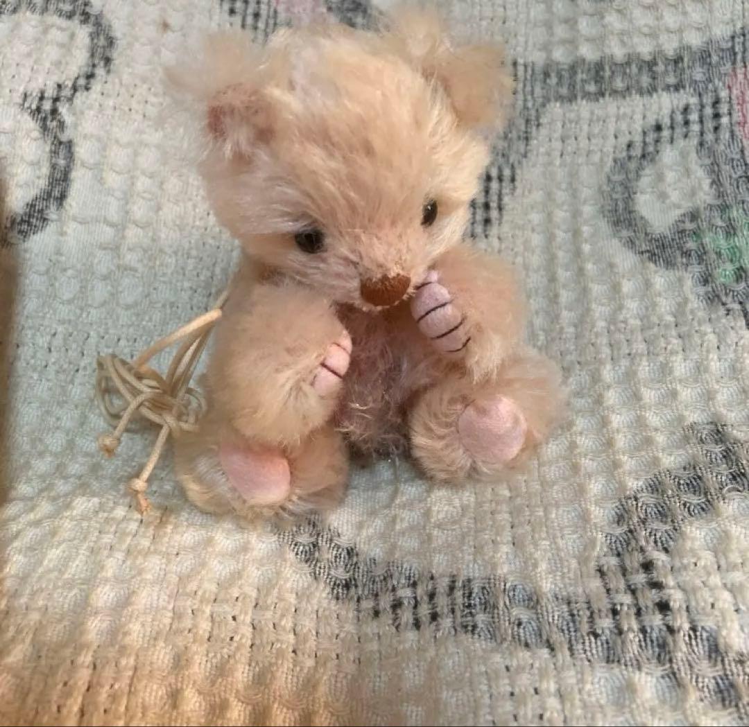 テディベア作家　ぬいぐるみ　がま口　中古品　作者不明
