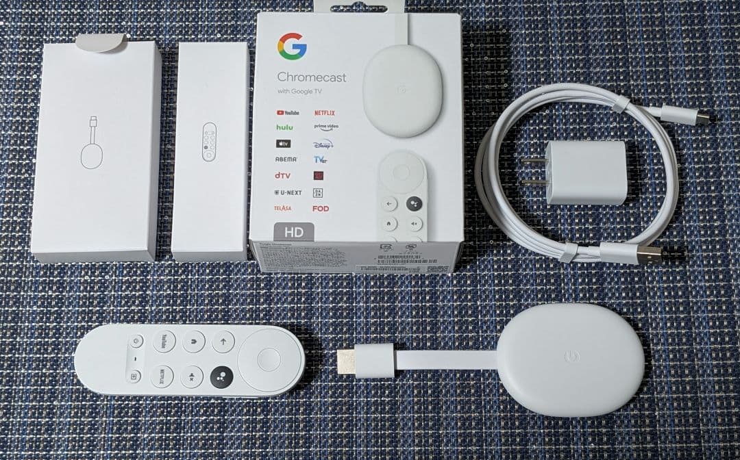 クロームキャスト　Chromecast with Google TV