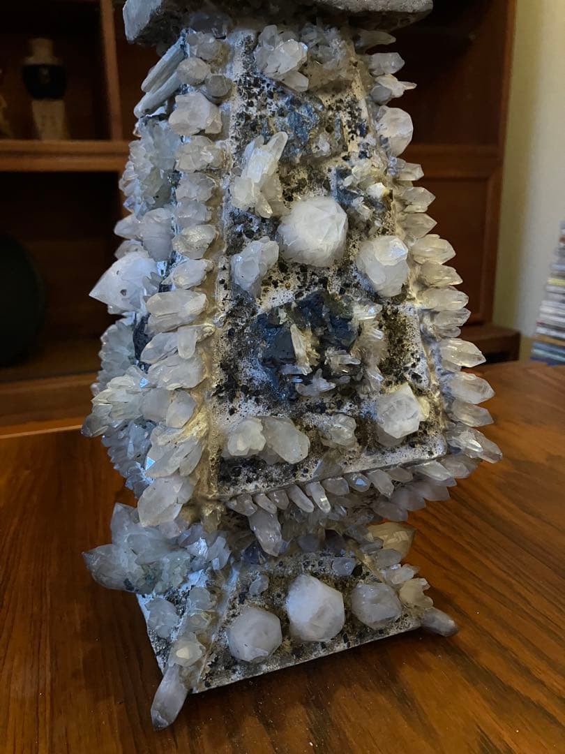 鑑賞石　フラワーベース　花器　オブジェ　アンティーク　ビンテージ　北欧　花瓶
