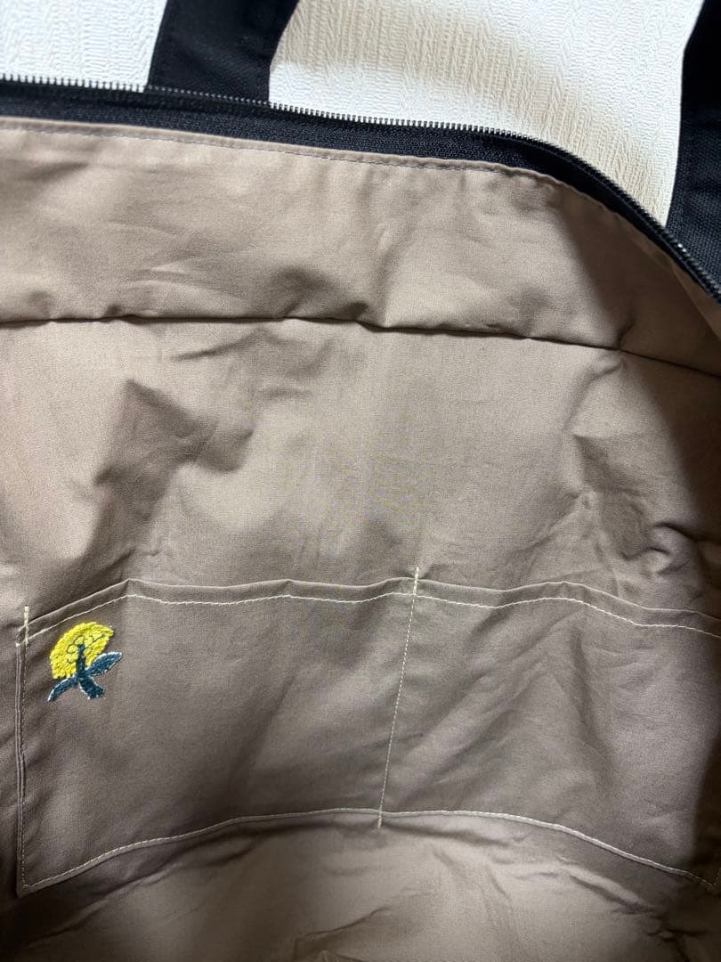 ミナペルホネン＊パッチギャザポケファスナートートLL✂️ハンドメイド