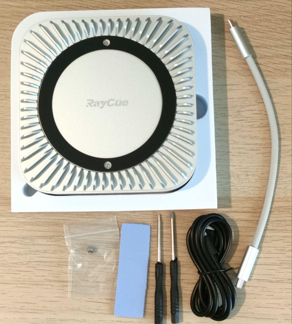Mac Mini M4 対応ハブ 高精細UI RayCue USB-Cハブ