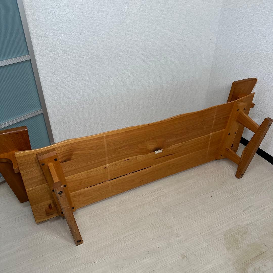 飛騨家具 シラカワ飛騨の匠工房 板座ソファ 両肘掛け 無垢 3人掛け i1※