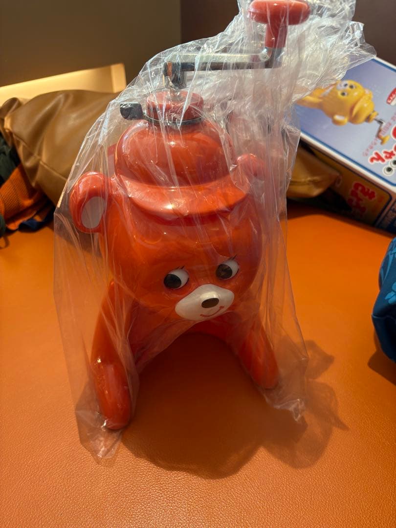 最終値下げ　【新品】タイガー魔法瓶 かき氷器 きょろちゃん 復刻 オレンジ