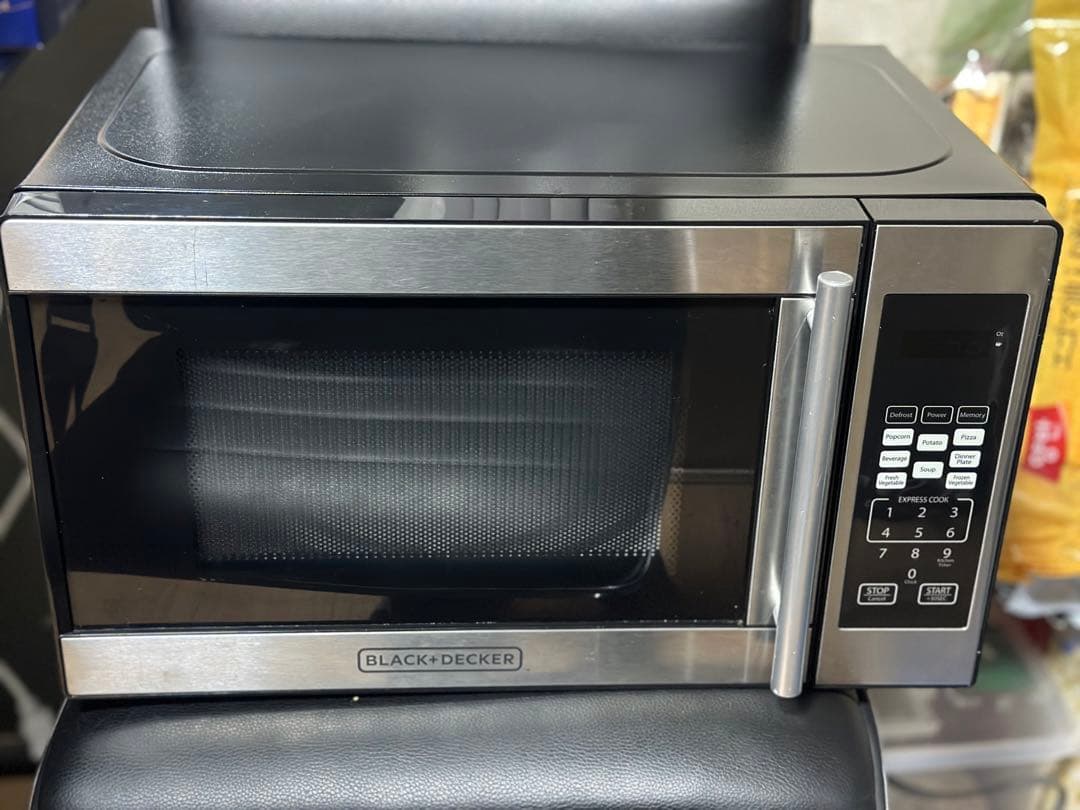 BLACK+DECKER 電子レンジ コンパクト