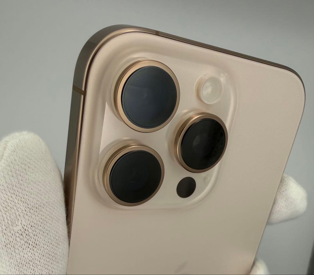 【極美品】iPhone16 Pro 1TB デザートチタニウムSIMフリー