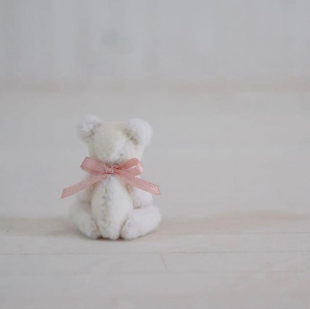 3.5cm ミニミニクマちゃん (スノーホワイト)