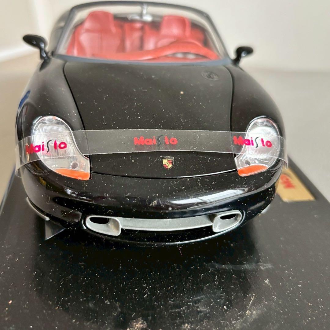 箱付 Maisto マイスト Porsche Boxster 1/18 ブラック