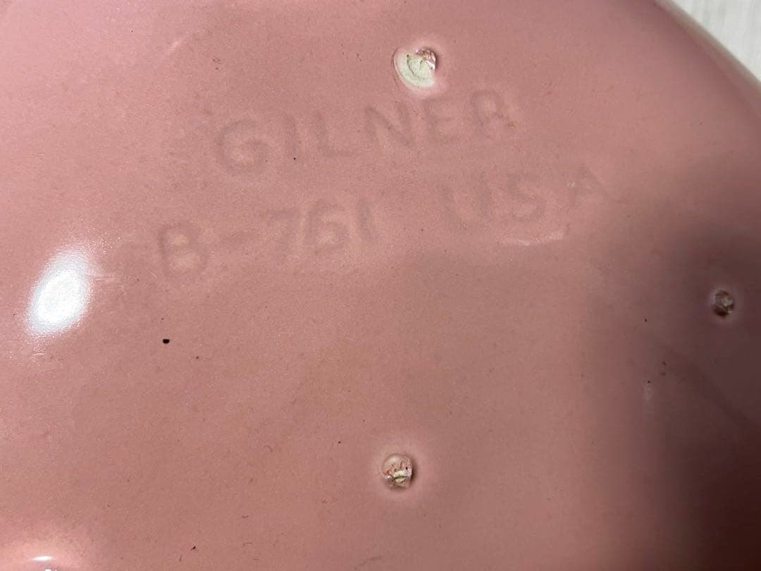 USA GILNER製 ピンク ブーメラン型トレイ３点　ビンテージ　ロカビリー